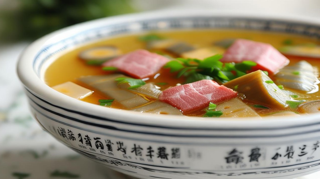 如何制作美味营养的海参火腿汤？-图2