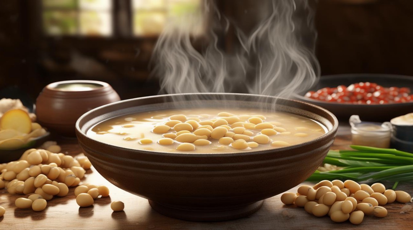 如何制作鲜嫩可口的黄豆汤？简单步骤分享！-图2