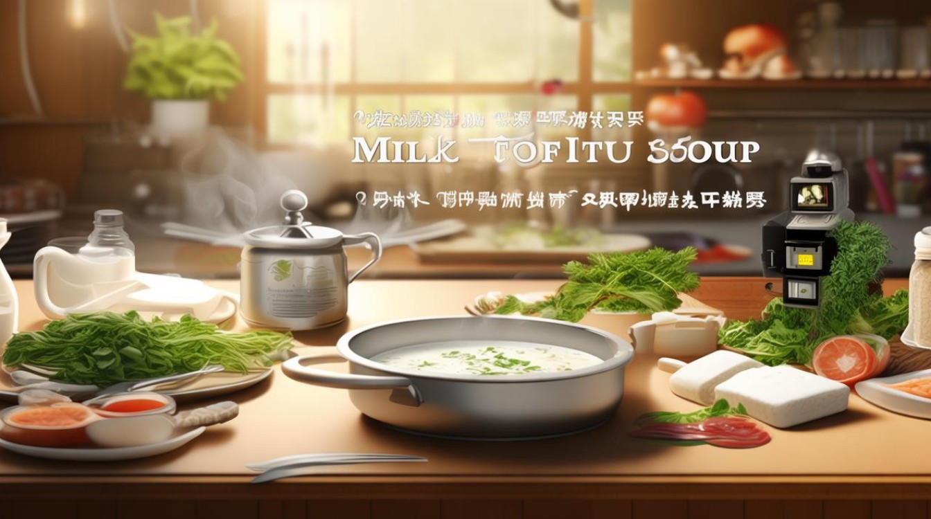 奶汁豆腐汤的做法，奶汁豆腐汤的做法视频-图1