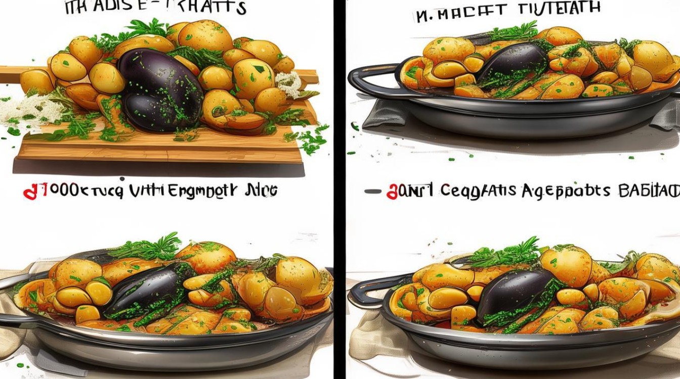 烧茄子土豆的家常做法，烧茄子土豆的家常做法视频-图1