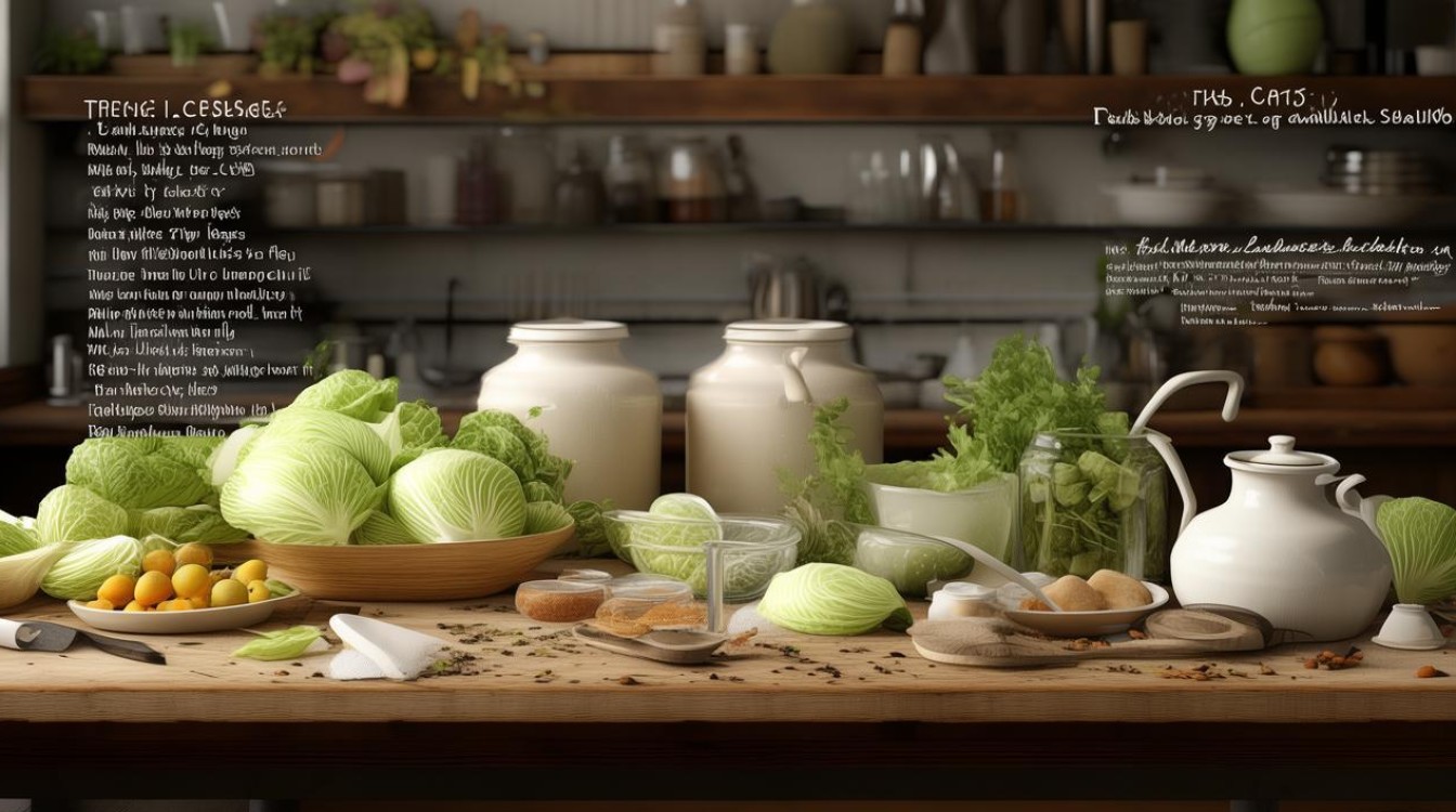 家常包菜泡菜的做法，家常包菜泡菜的做法大全-图1