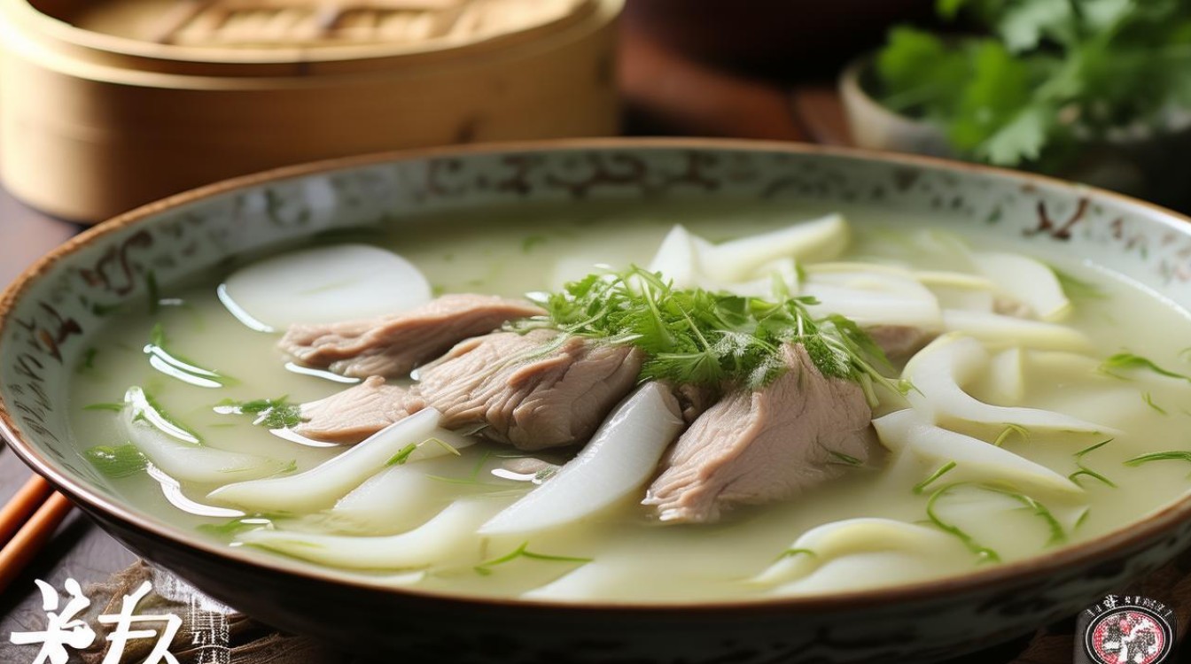 白萝卜羊肉片汤的做法，白萝卜羊肉片汤的做法大全家常-图1