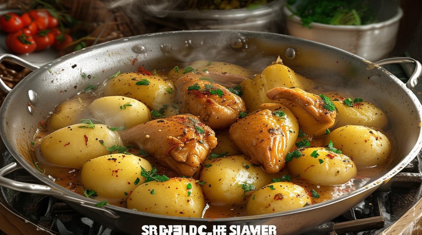 炖鸡肉家常做法，土豆炖鸡肉家常做法-图1