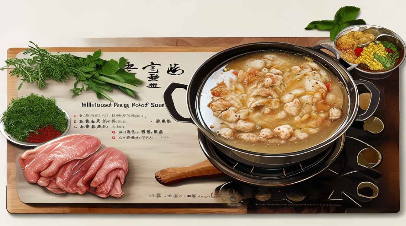 催奶下奶汤猪蹄汤的做法，催奶下奶汤猪蹄汤的做法大全-图1