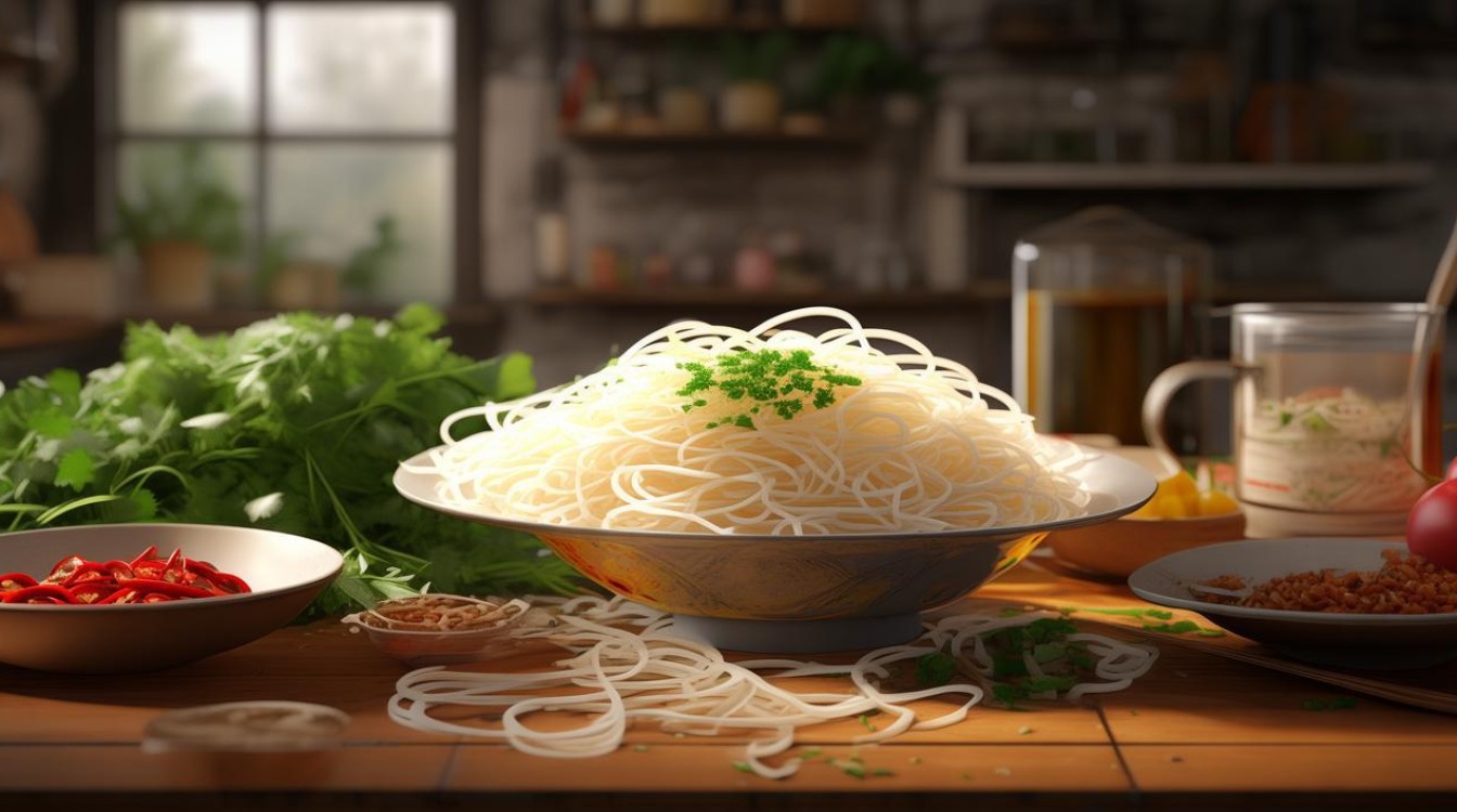 河粉的家常做法，凉拌河粉的家常做法-图1