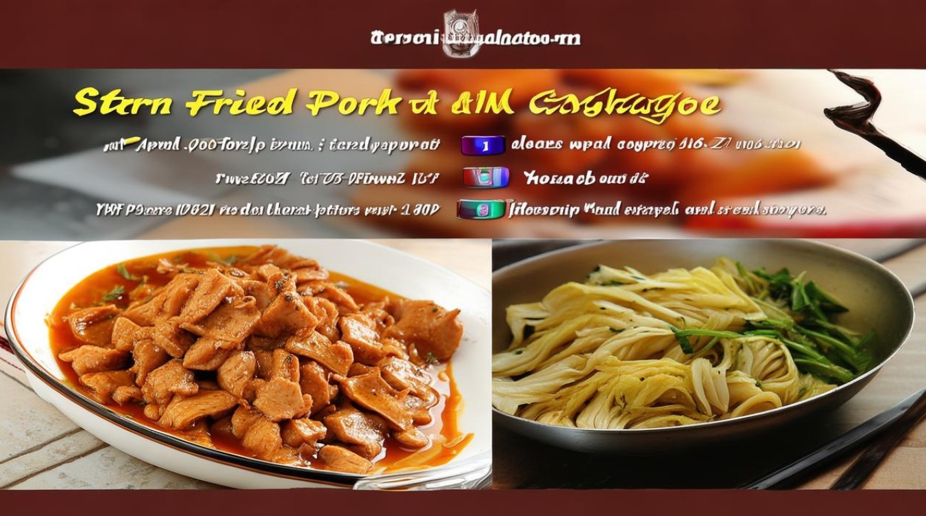 肉炒白菜的家常做法，肉炒白菜的家常做法视频-图1