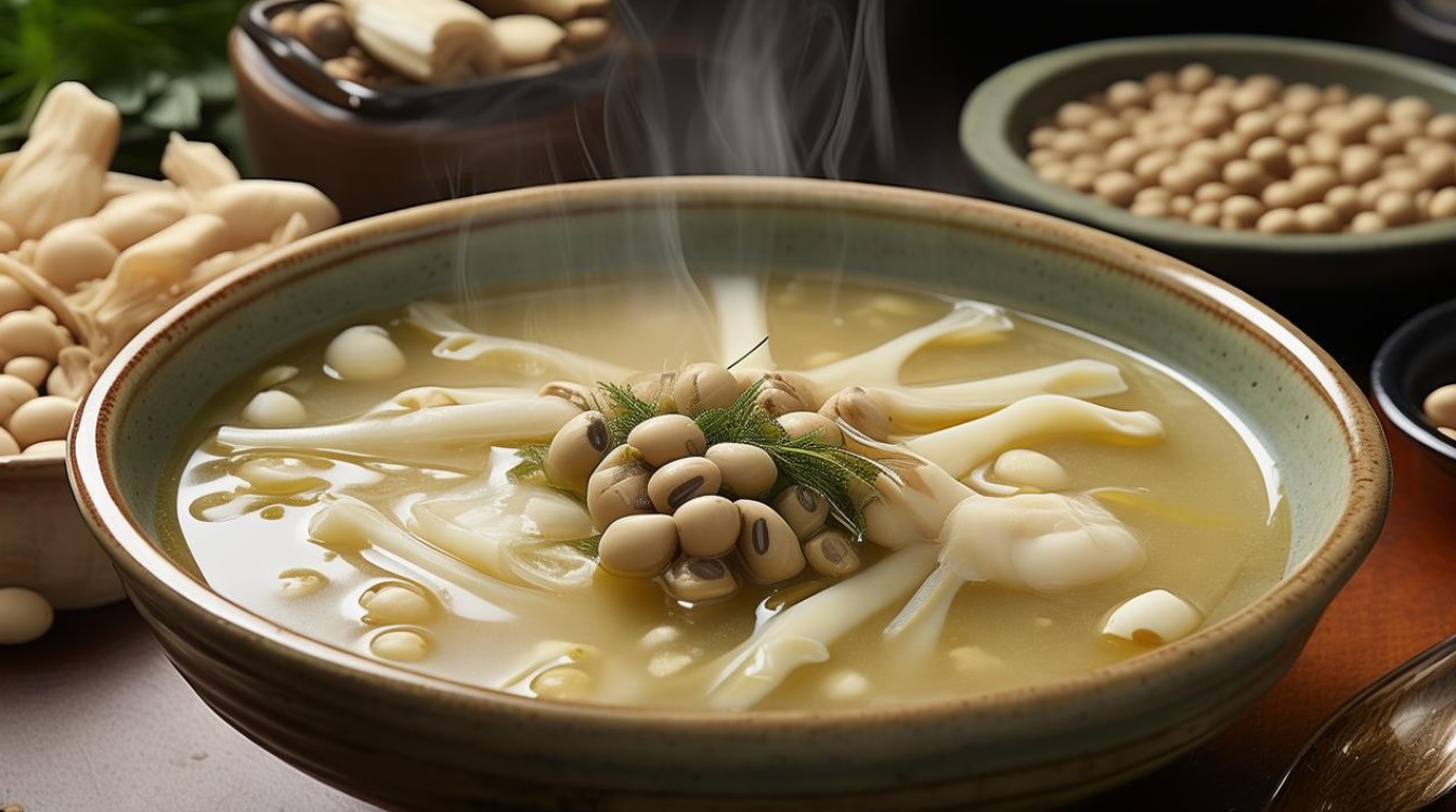 扇骨黄豆 汤的做法，扇骨黄豆 汤的做法大全-图1
