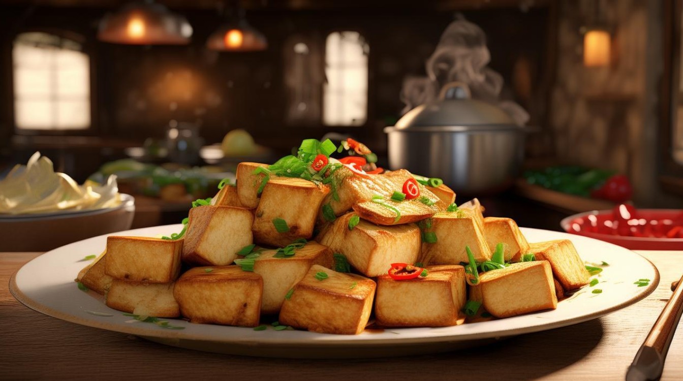 家常炒干豆腐，家常炒干豆腐的做法-图1