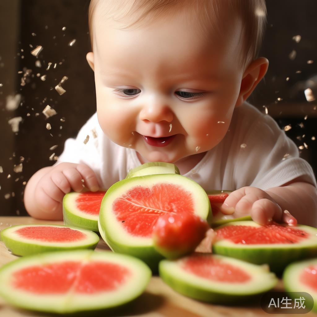 八个月的宝宝可以吃哈密瓜吗-图2