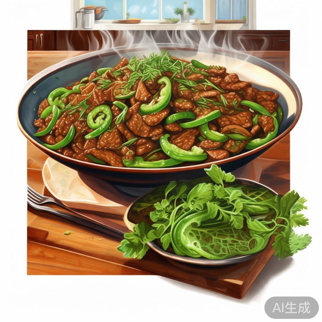 尖椒炒牛肉的做法大全家常做法-图2