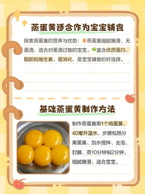 蒸蛋黄宝宝要蒸多久才熟?-图1 蒸蛋黄宝宝要蒸多久才熟?-图1