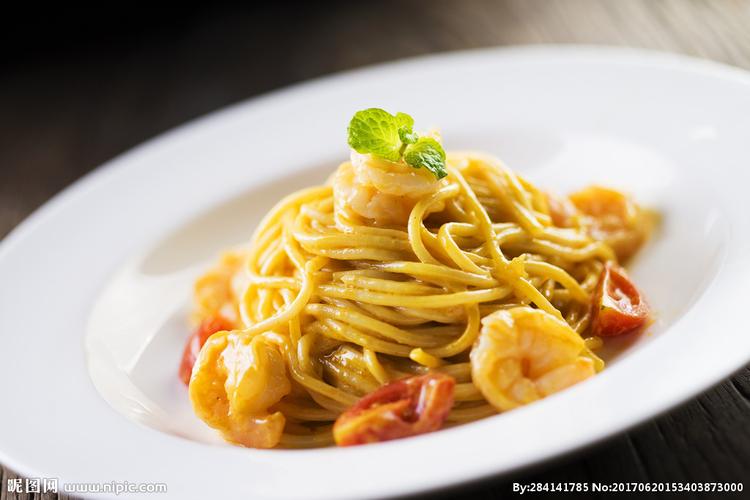 咖喱海鲜炒意面图片欣赏-图1