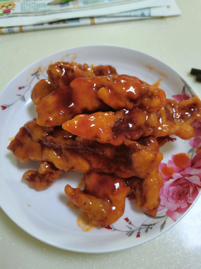 番茄酱锅包肉家常做法视频怎么做？-图2