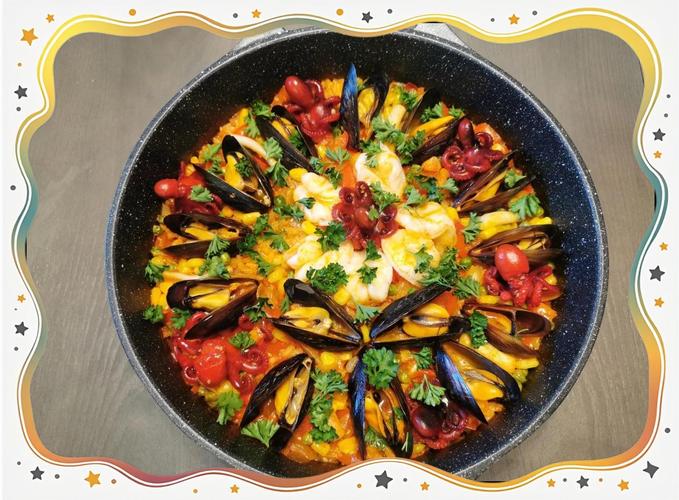 西班牙海鲜饭烤箱怎么考？-图2