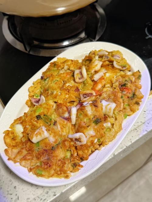 鱿鱼海鲜饼怎么做？图解步骤详解-图1