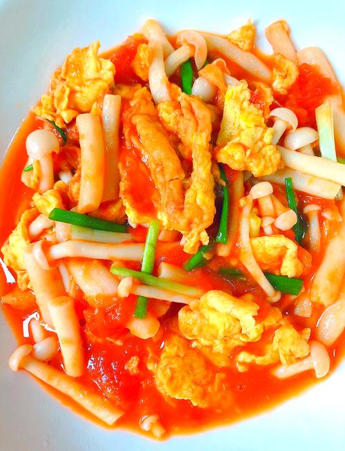 海鲜菇西红柿炒蛋怎么做更鲜嫩？-图2