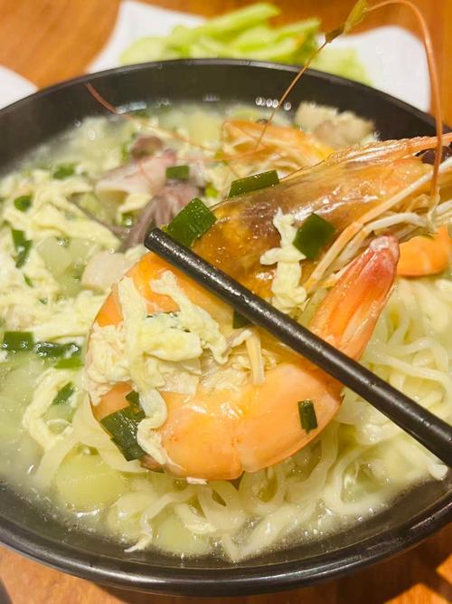 海鲜芸豆大虾打卤面，这样做好吃吗？-图1