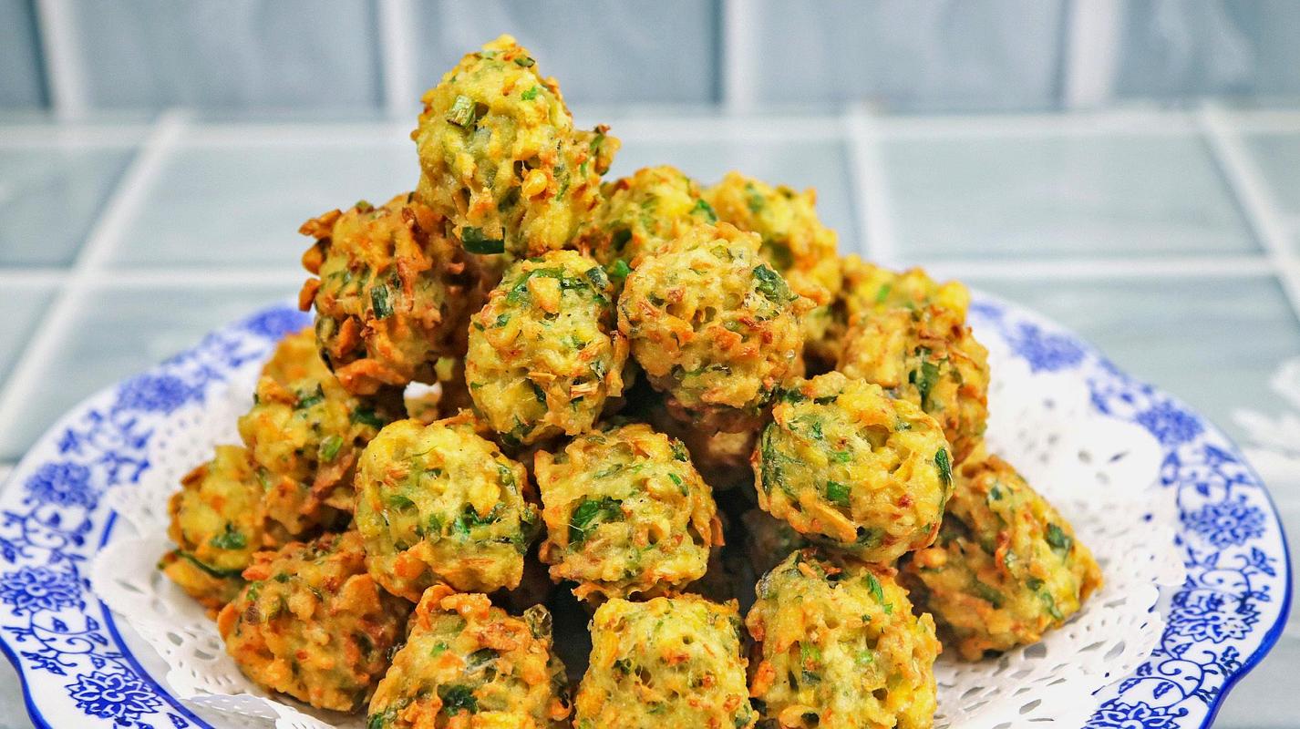 油炸素丸子怎样做外酥里嫩不吸油？-图2