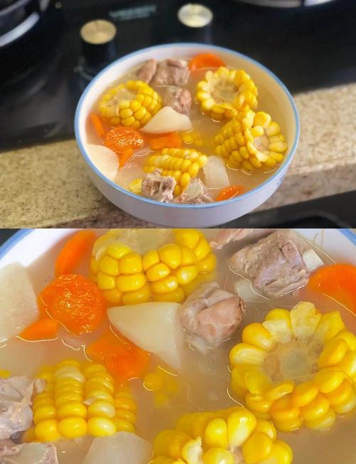 排骨玉米汤的做法大全家常-图2