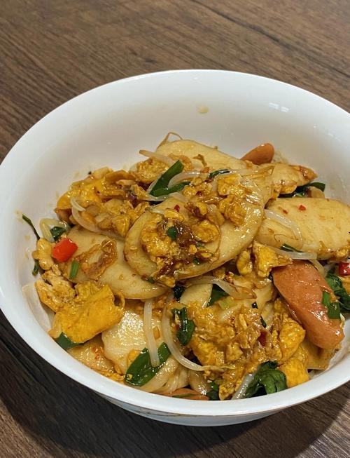 鸡蛋炒年糕的做法家常做法-图2