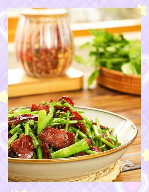 芹菜炒腊肉怎么做才下饭？-图2