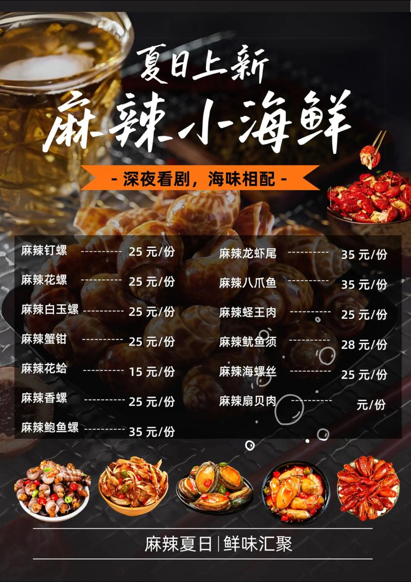 海鲜菜单及价格2025-图1