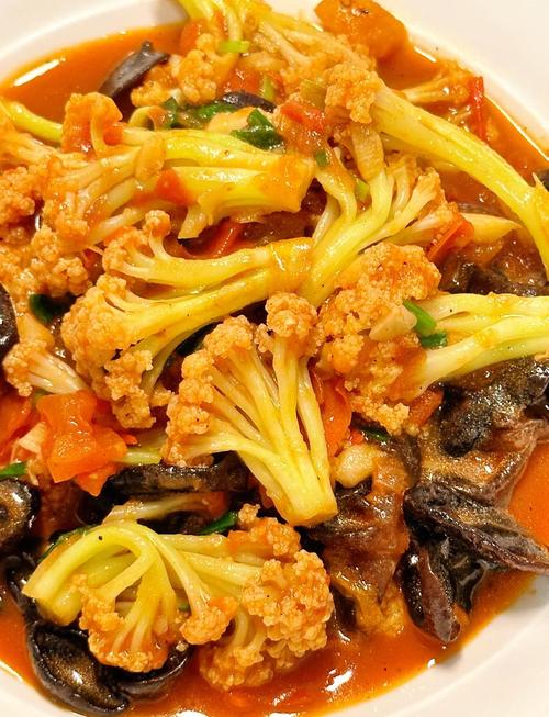 西红柿花菜的做法大全家常-图2