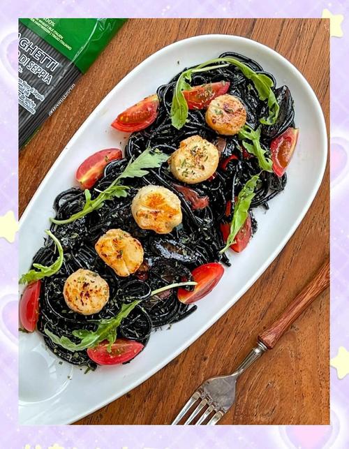 意大利海鲜墨鱼面怎么做？关键步骤和海鲜搭配？-图1