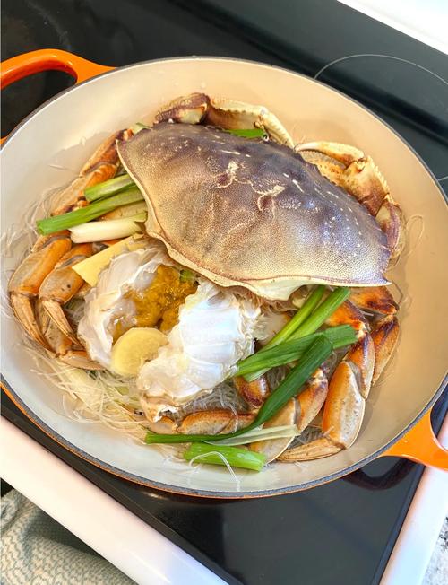 螃蟹的做法 葱油 海鲜-图1