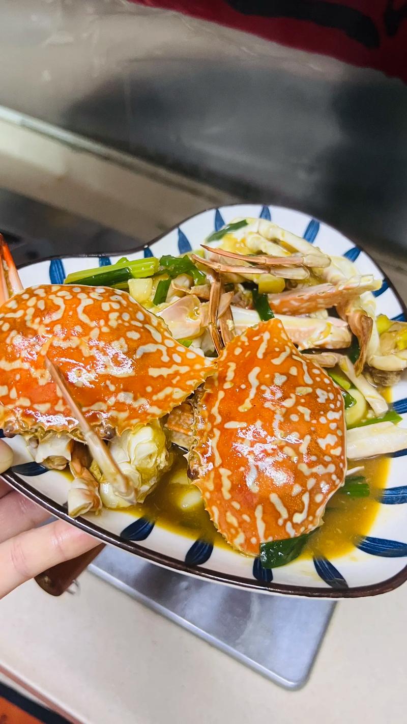 螃蟹的做法 葱油 海鲜-图3