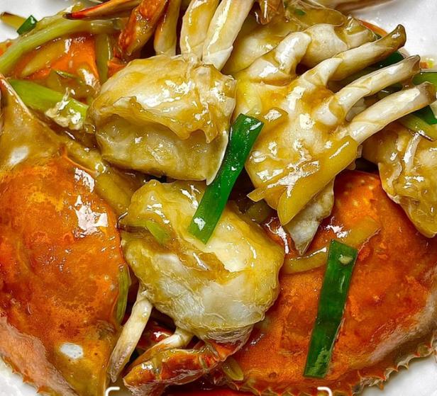 螃蟹的做法 葱油 海鲜-图2