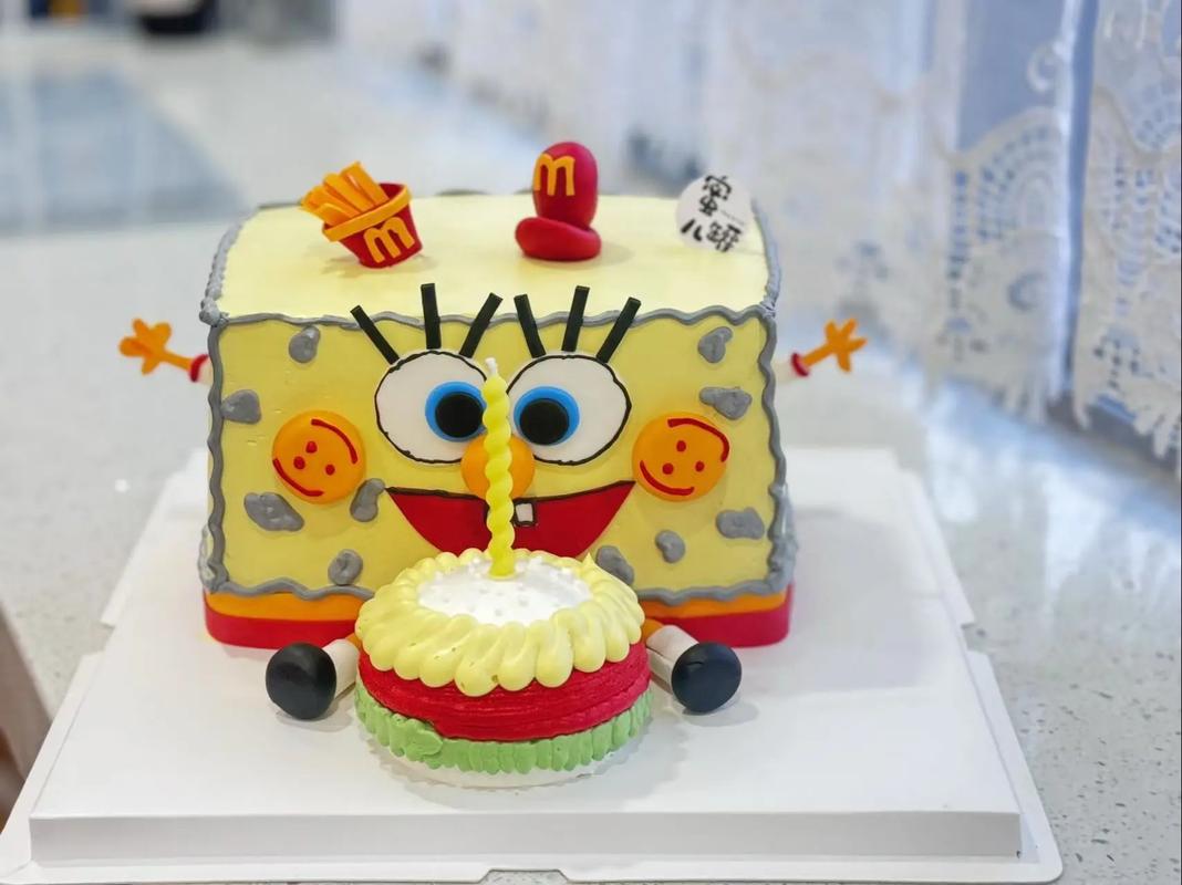 海绵宝宝圆蛋糕图片大全,怎么选最可爱?-图1 海绵宝宝圆蛋糕图片大全,怎么选最可爱?-图1