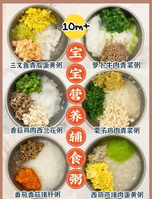10个月宝宝粥食谱有哪些营养搭配？-图1