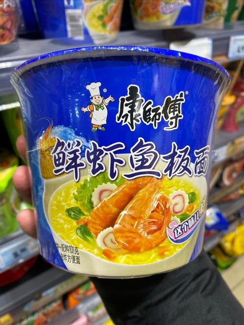 康师傅虾仁海鲜面图片，真实虾仁含量有多少？-图1