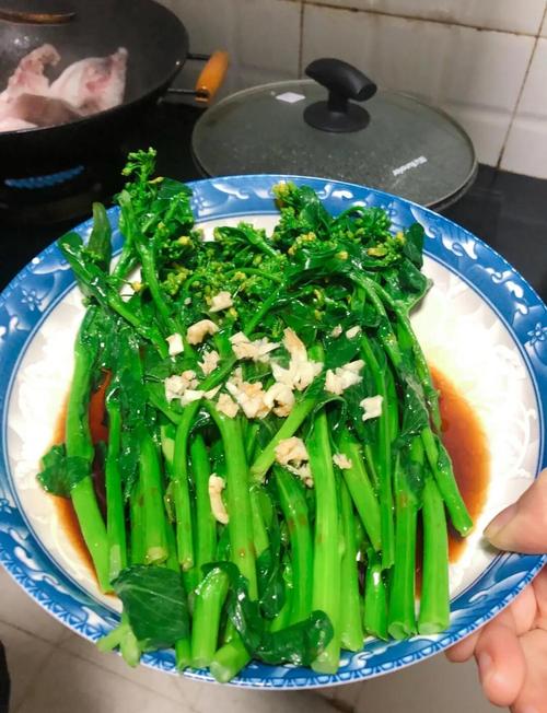 家常炒菜心图片大全家常？-图1