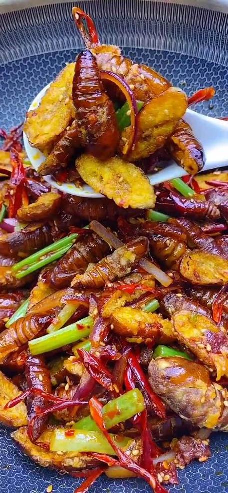 家常炒蚕蛹图片怎么做?家常炒蚕蛹怎么做?-图2 家常炒蚕蛹图片怎么做?家常炒蚕蛹怎么做?-图2