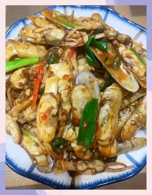 海鲜蛏子可以加什么炒-图3