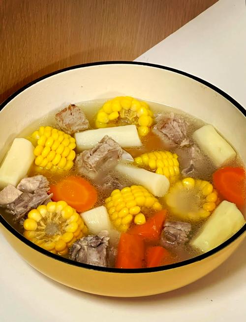 山药烧排骨汤的家常做法-图1