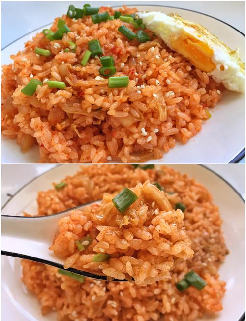 辣白菜海鲜什锦炒米饭-图1