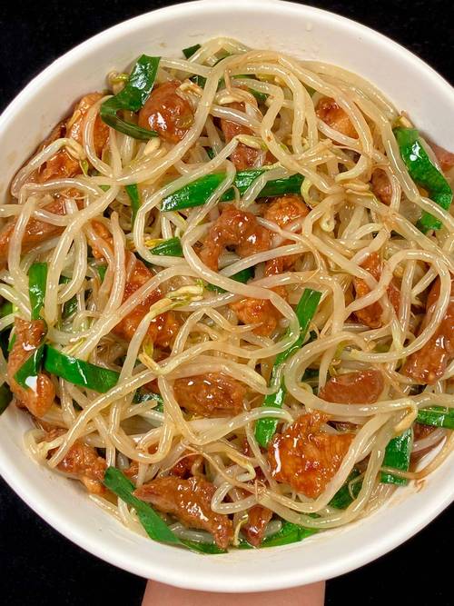 肉炒豆芽的家常做法有哪些关键步骤？-图3