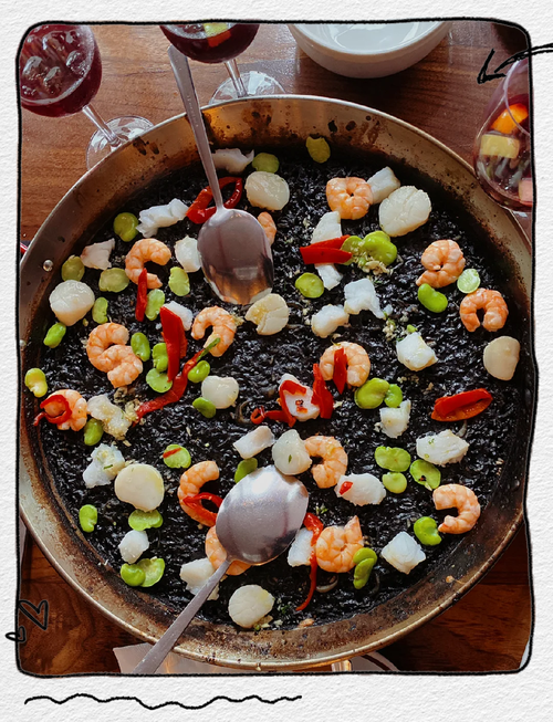 墨鱼汁海鲜饭英文介绍怎么写？-图3