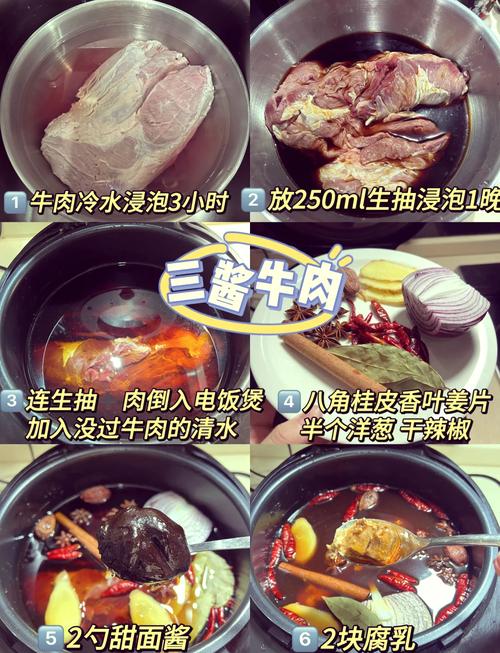 高压锅酱牛肉家常做法怎么做？-图1