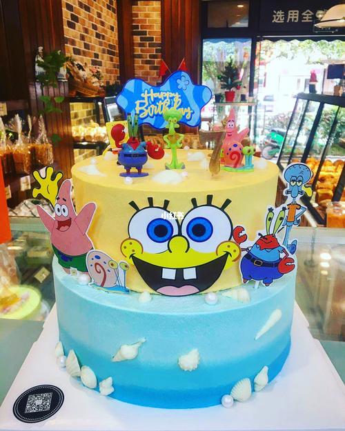 海绵宝宝立体双层蛋糕怎么做？-图2