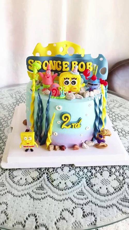 海绵宝宝立体双层蛋糕怎么做?-图3 海绵宝宝立体双层蛋糕怎么做?-图3