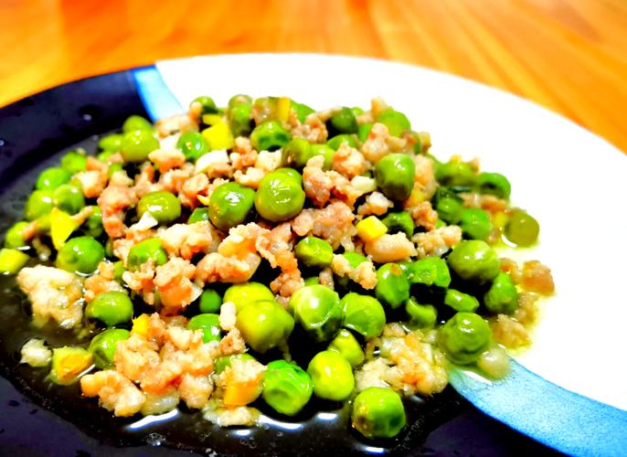 宝宝辅食 豌豆肉末-图3