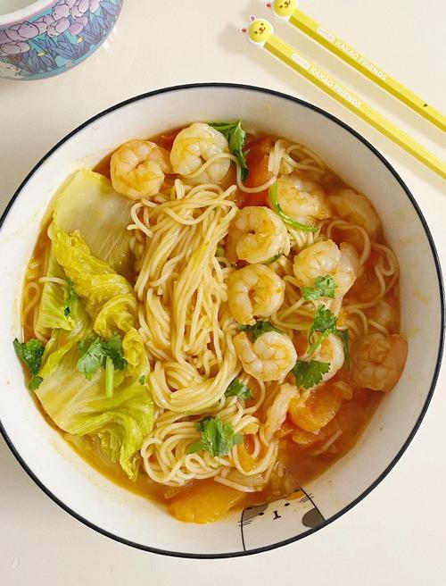 西红柿鸡蛋虾仁面宝宝-图3