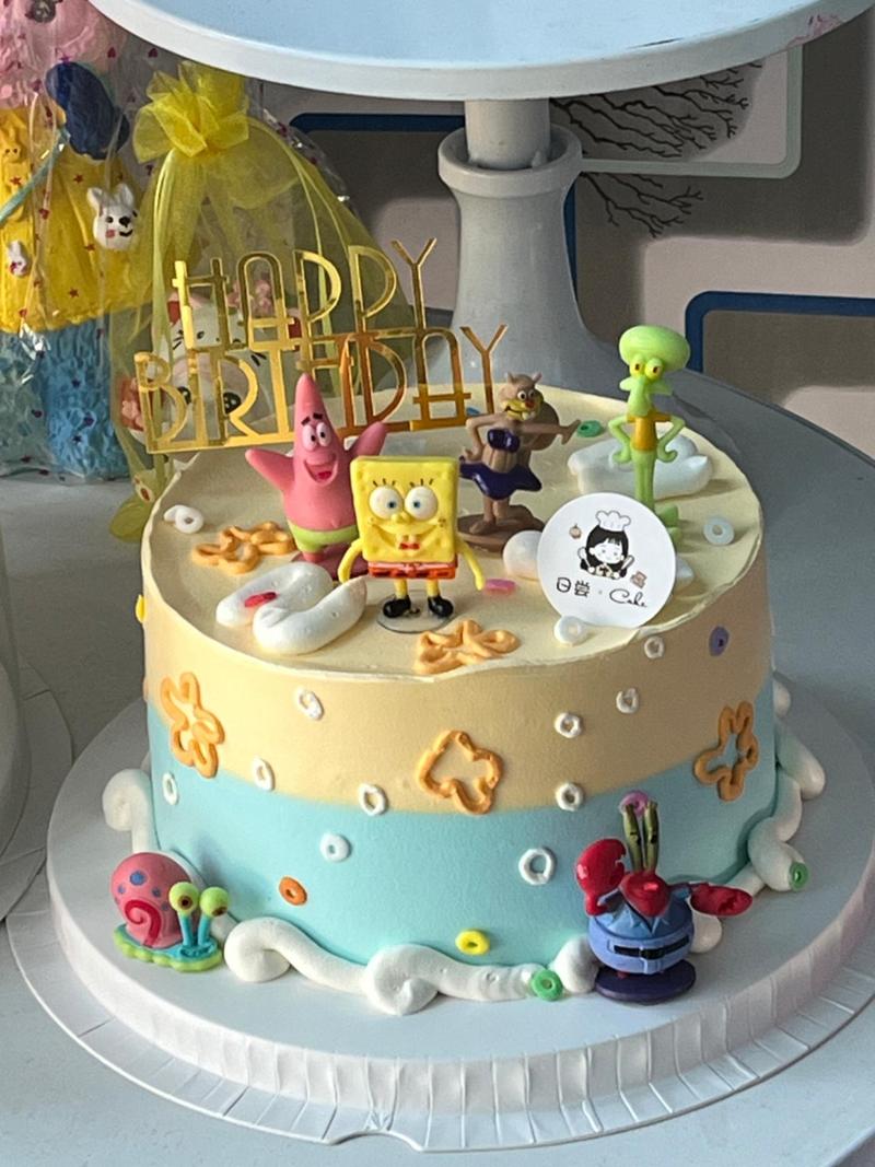 海绵宝宝蛋糕怎么做才简单好看?-图1 海绵宝宝蛋糕怎么做才简单好看?-图1