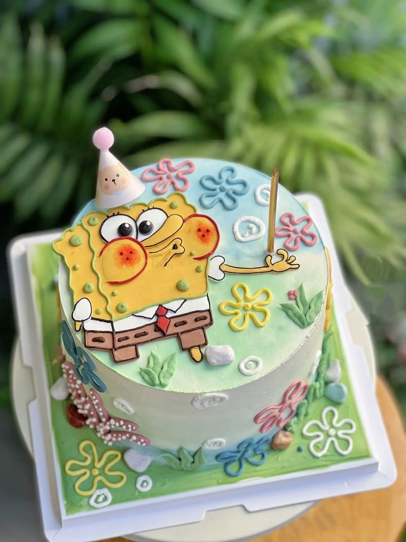 蛋糕海绵宝宝图片大全有哪些可爱款式?-图1 蛋糕海绵宝宝图片大全有哪些可爱款式?-图1