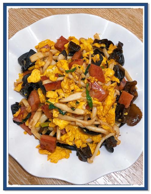 海鲜菇豆腐火腿怎么做?-图2 海鲜菇豆腐火腿怎么做?-图2