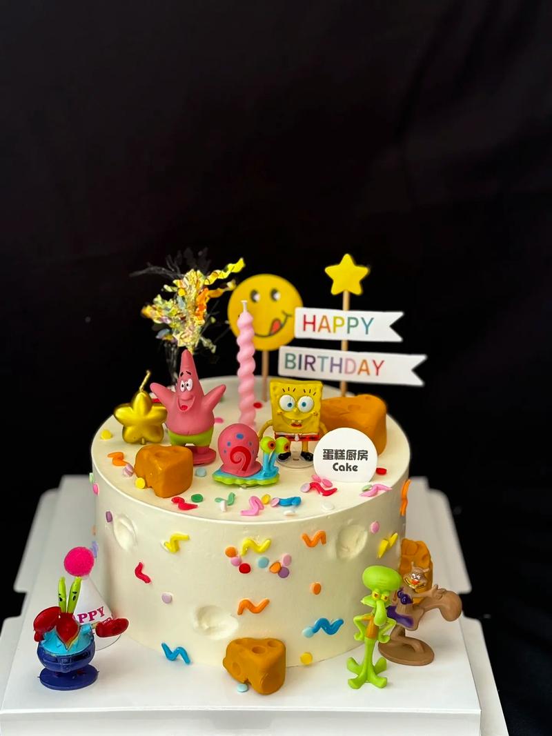 海绵宝宝蛋糕怎么做出来的场景效果?-图2 海绵宝宝蛋糕怎么做出来的场景效果?-图2